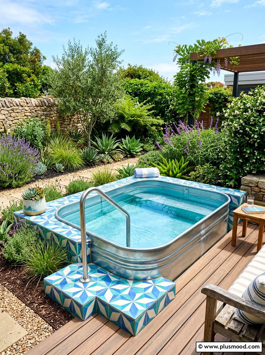 Stock Tank Plunge Pool - 25 summer stock tank pool ideas