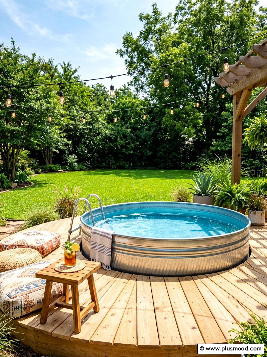 Stock Tank Pool - 25 summer backyard pool ideas