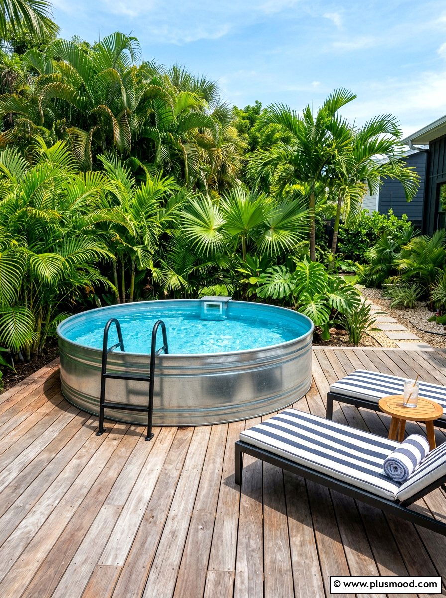 Stock Tank Pool - 25 summer cookout setup ideas