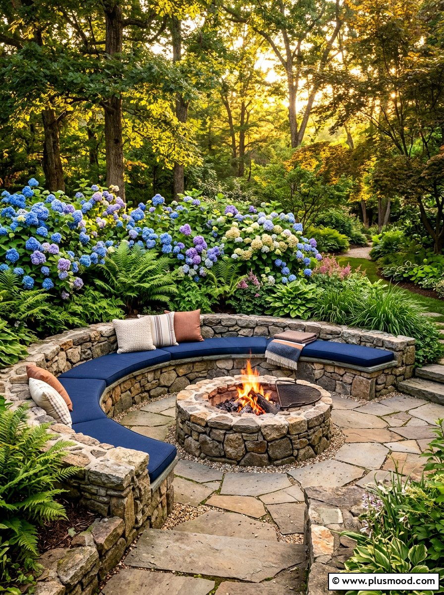 Stone Fire Pit Seating - 25 summer fire pit entertaining ideas
