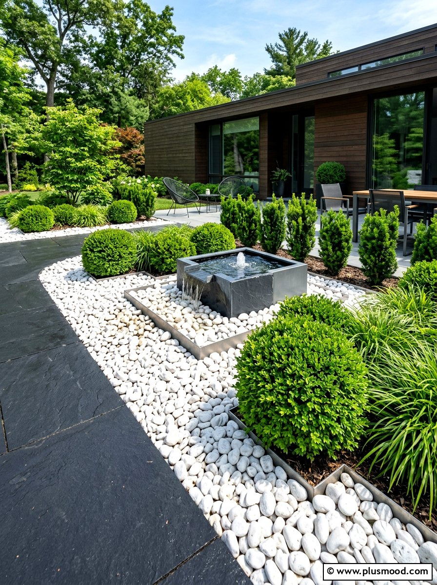 Stone Mulch Landscaping - 25 summer low maintenance garden ideas