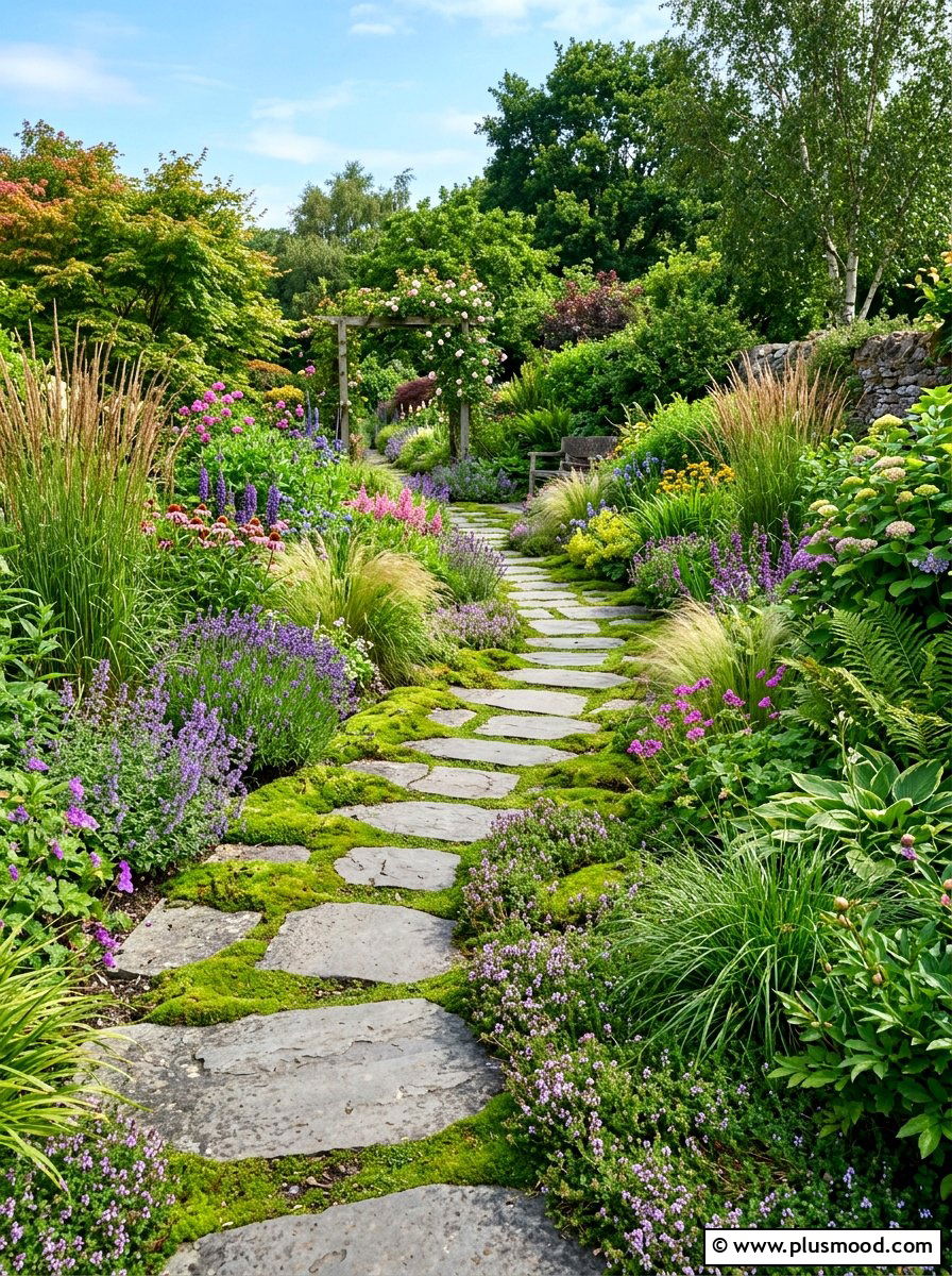 Stone Path - 25 easy summer garden ideas