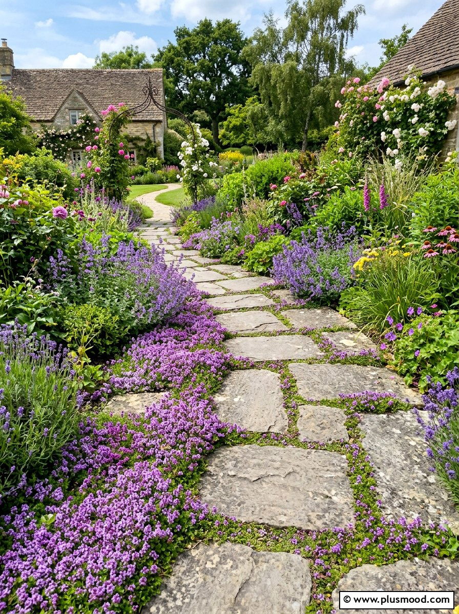Stone Pathway With Groundcover - 25 trending summer garden ideas