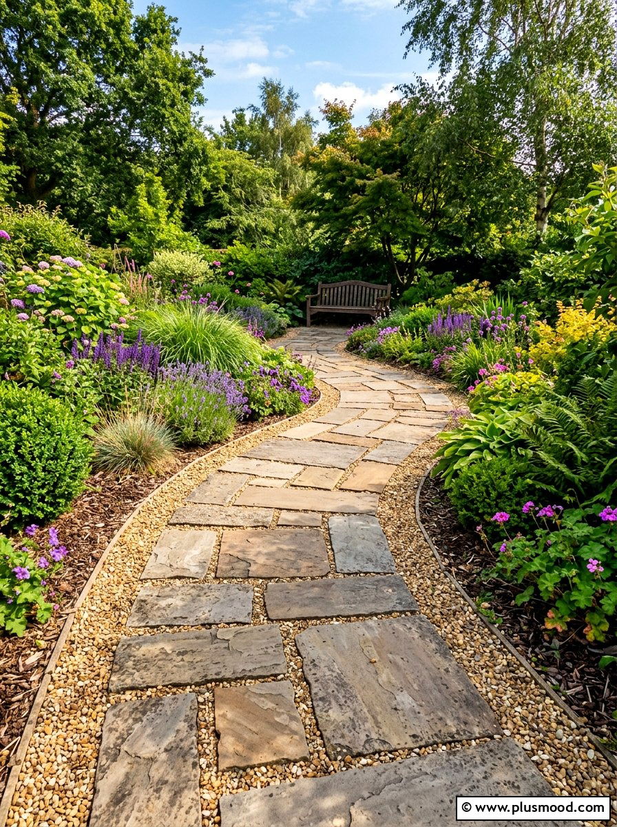 Stone pathway - 25 late summer backyard ideas