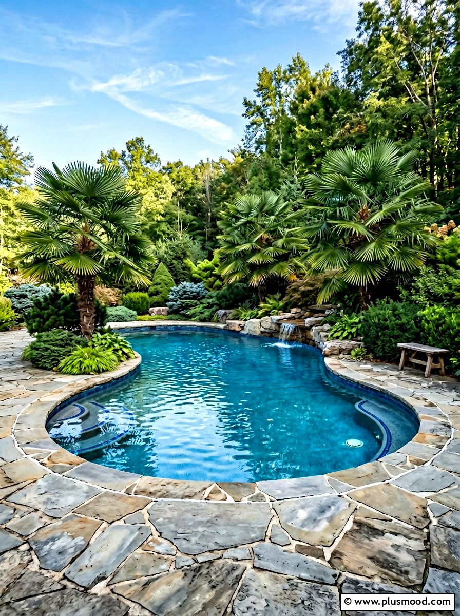 25 Pool Landscaping Ideas With Palm Trees for Resort Style