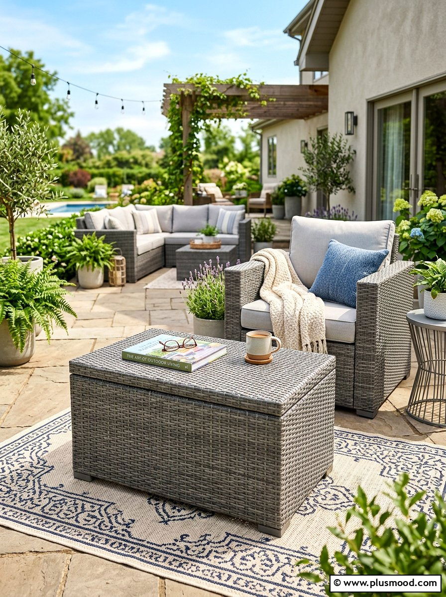 Storage Ottoman For Patio - 25 summer compact outdoor living ideas