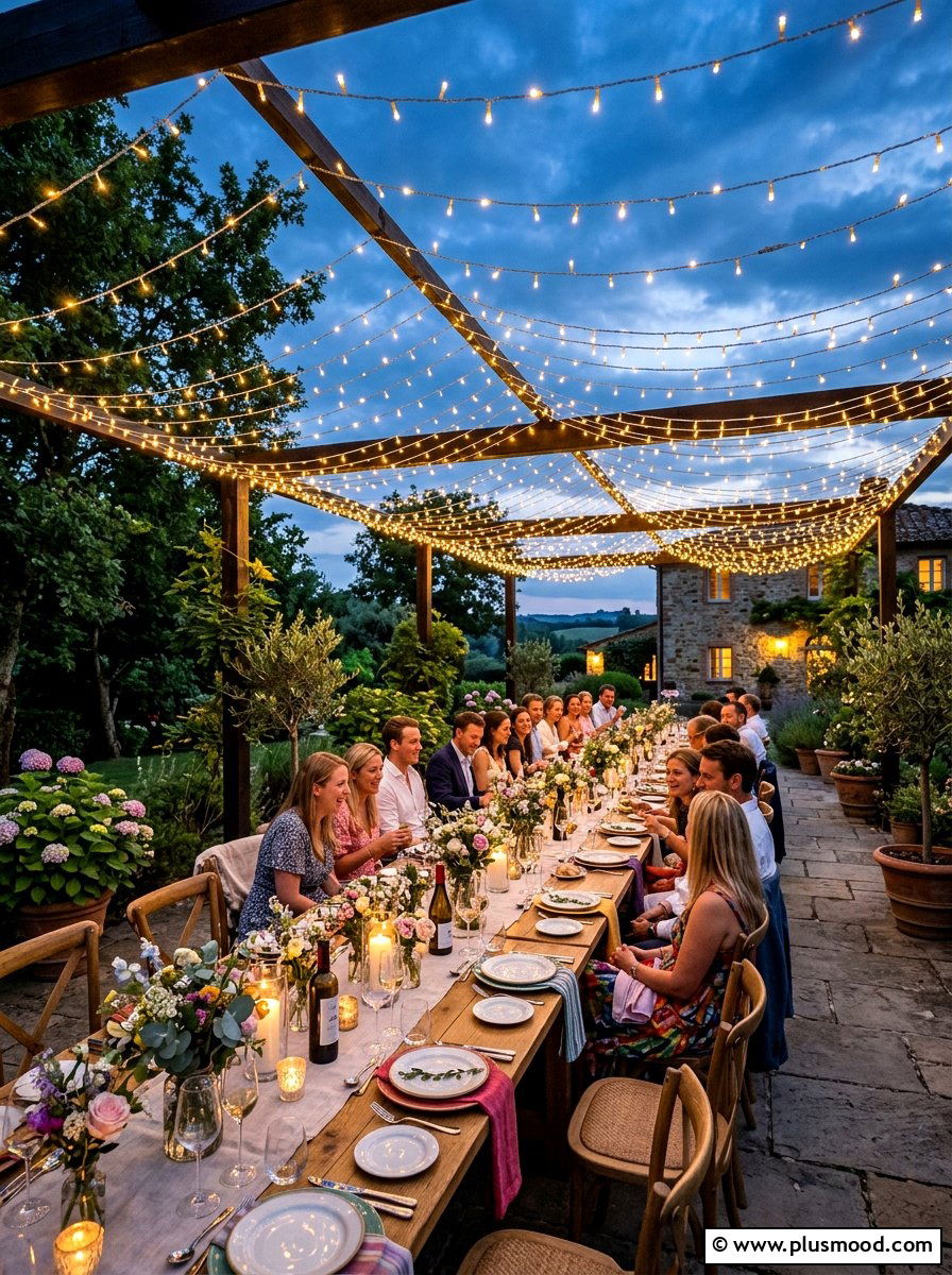 String Light Canopy