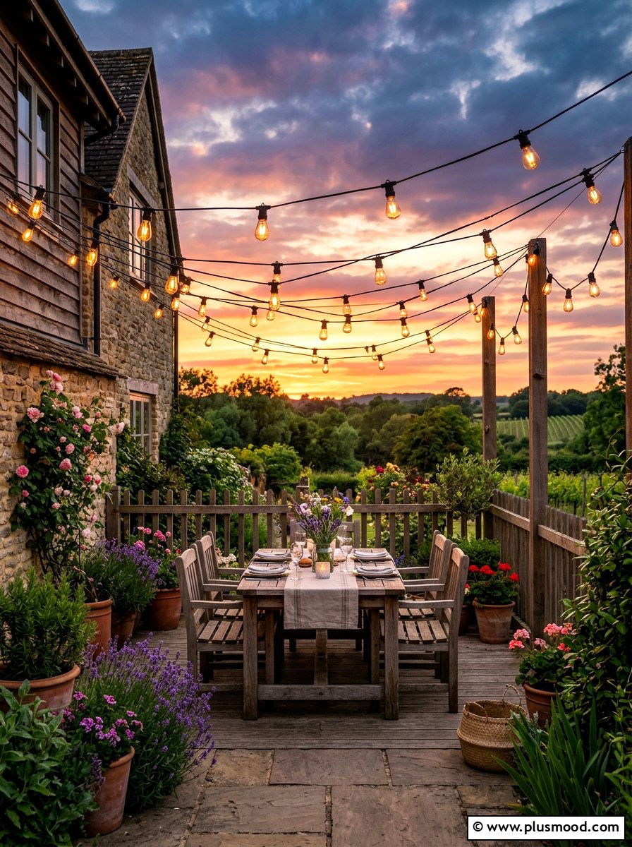 String Lighting - 25 summer patio refresh ideas