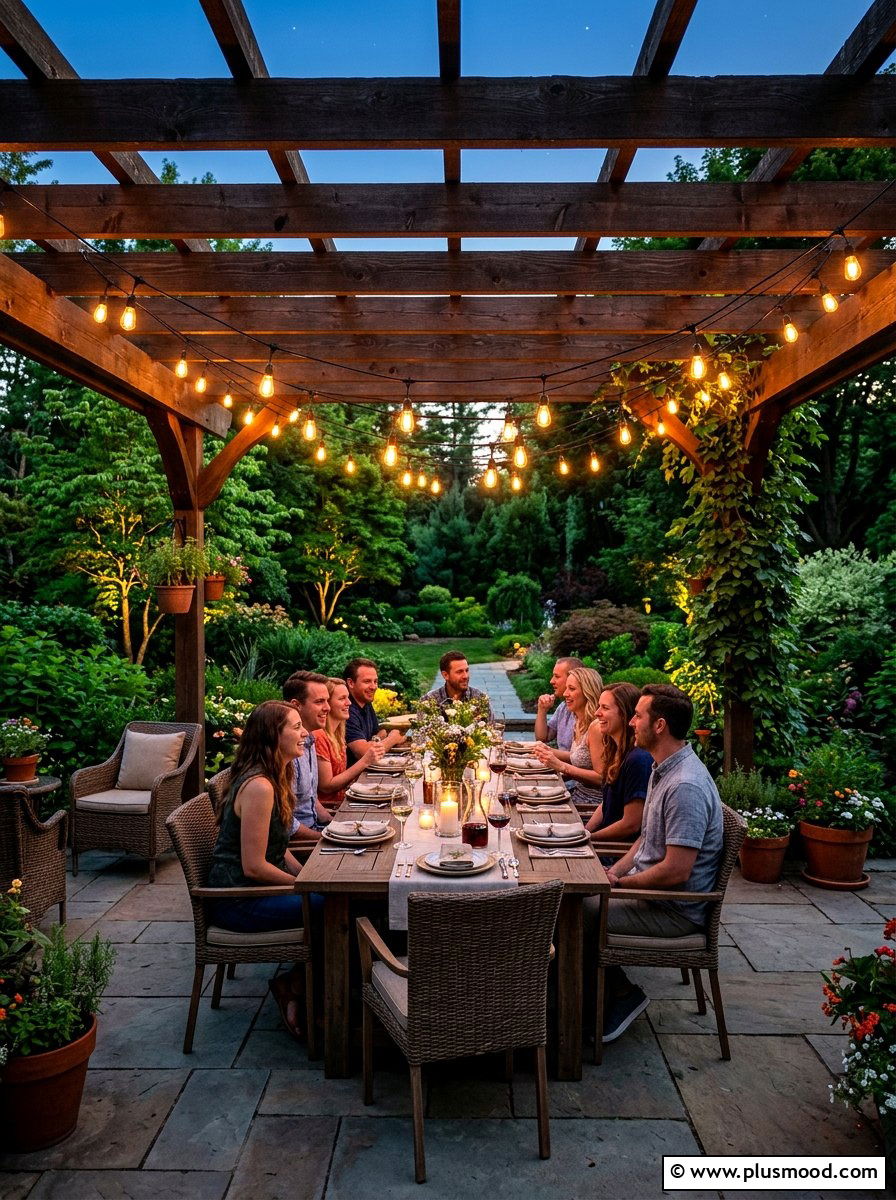 String Lights - 25 summer patio garden ideas