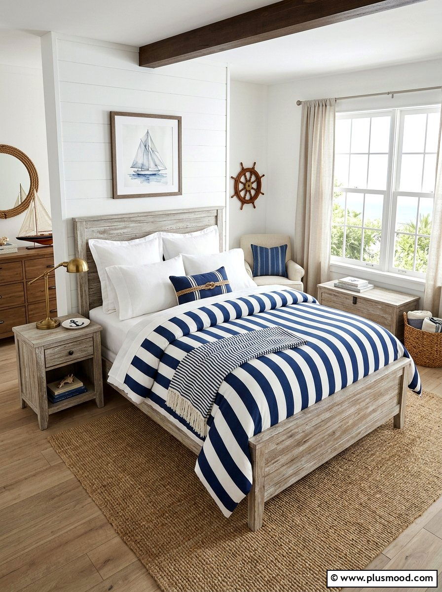 Striped Bedding Bedroom - 25 summer bedroom ideas