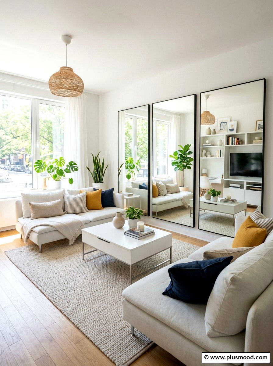 Studio Apartment Living Room - 25 neutral summer living room ideas