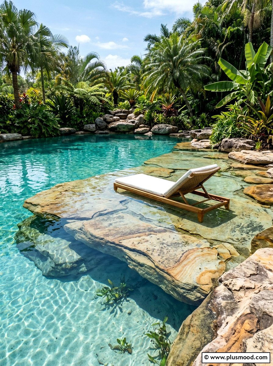 Submerged Rock Shelf