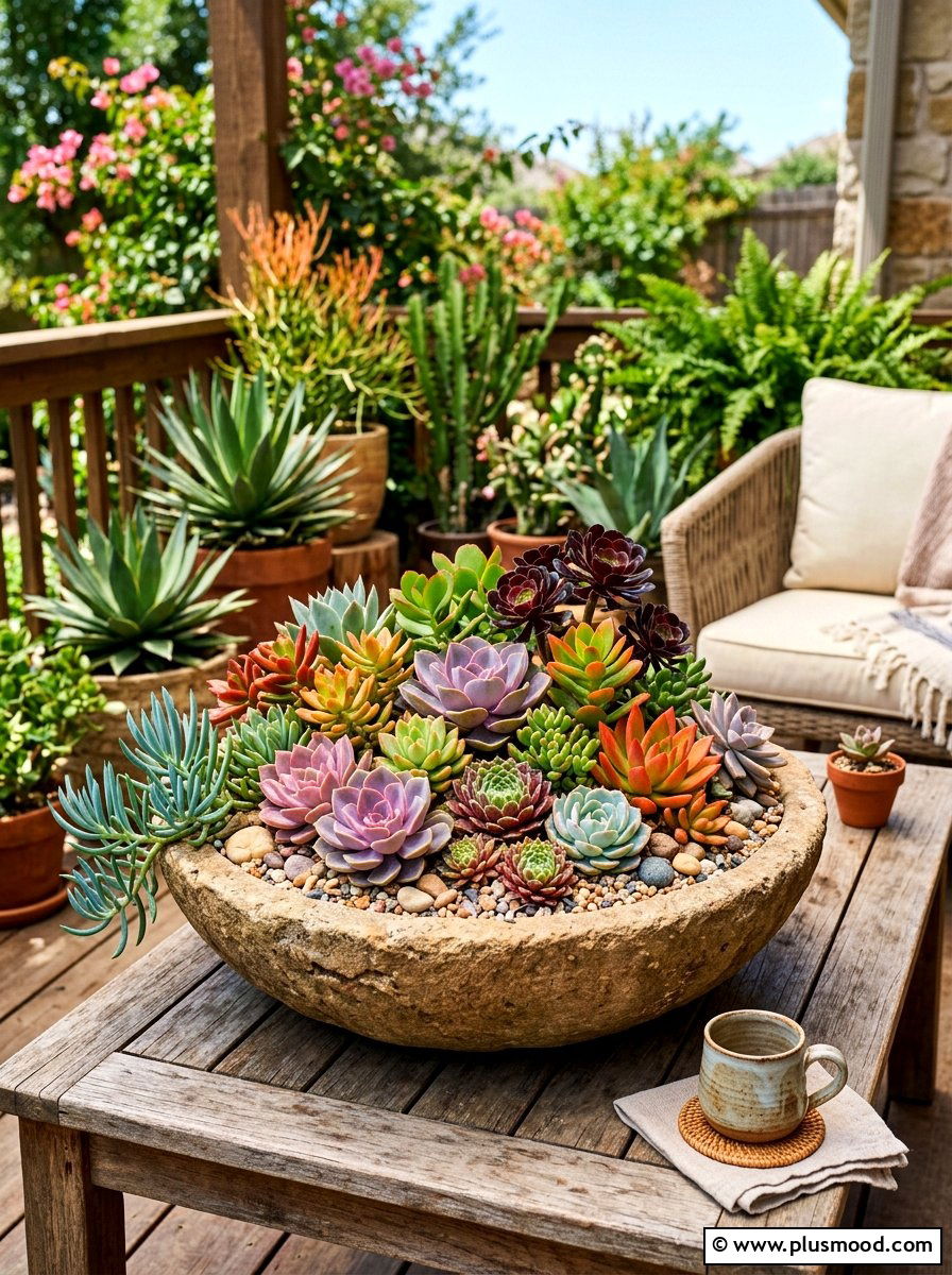 Succulent Garden For Small Spaces - 25 summer front porch decor ideas for apartments