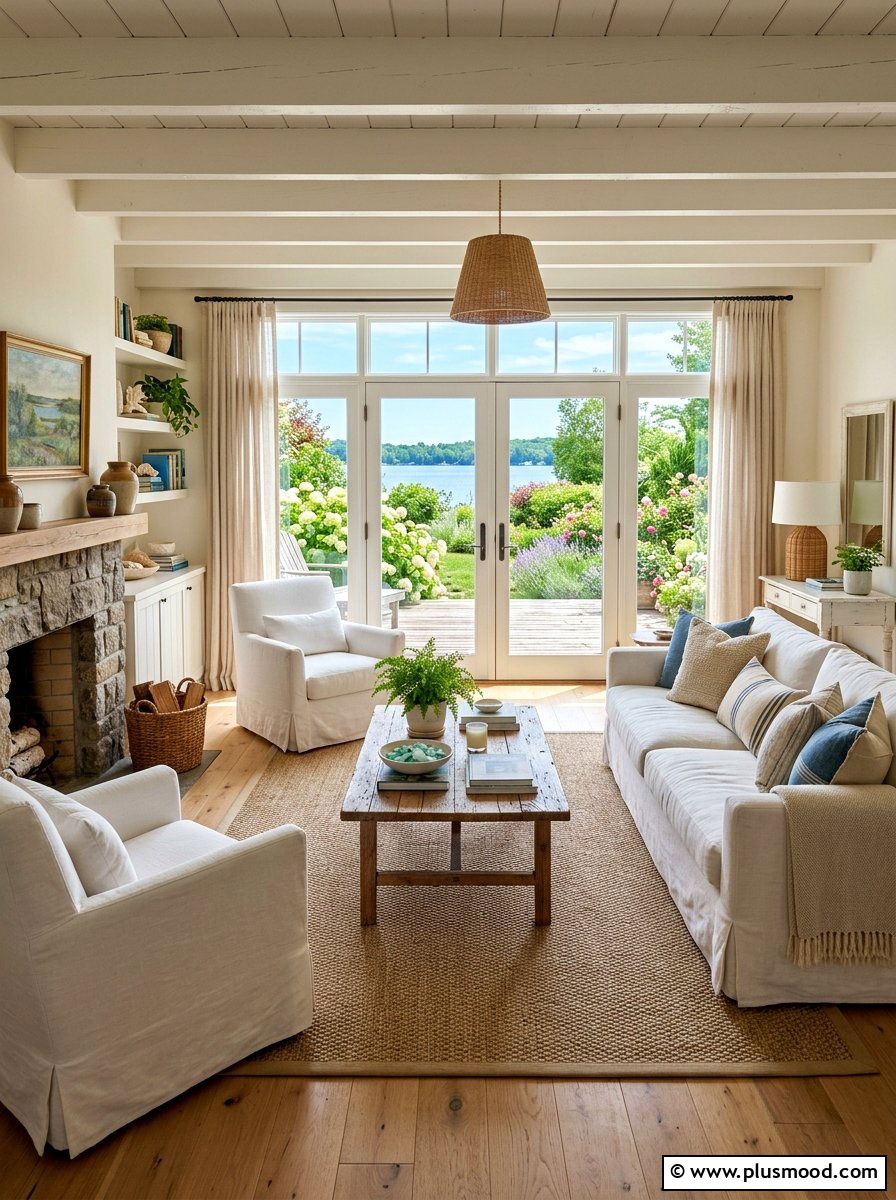 Summer Cottage Natural Wood Floors - 25 summer cottage home decor ideas