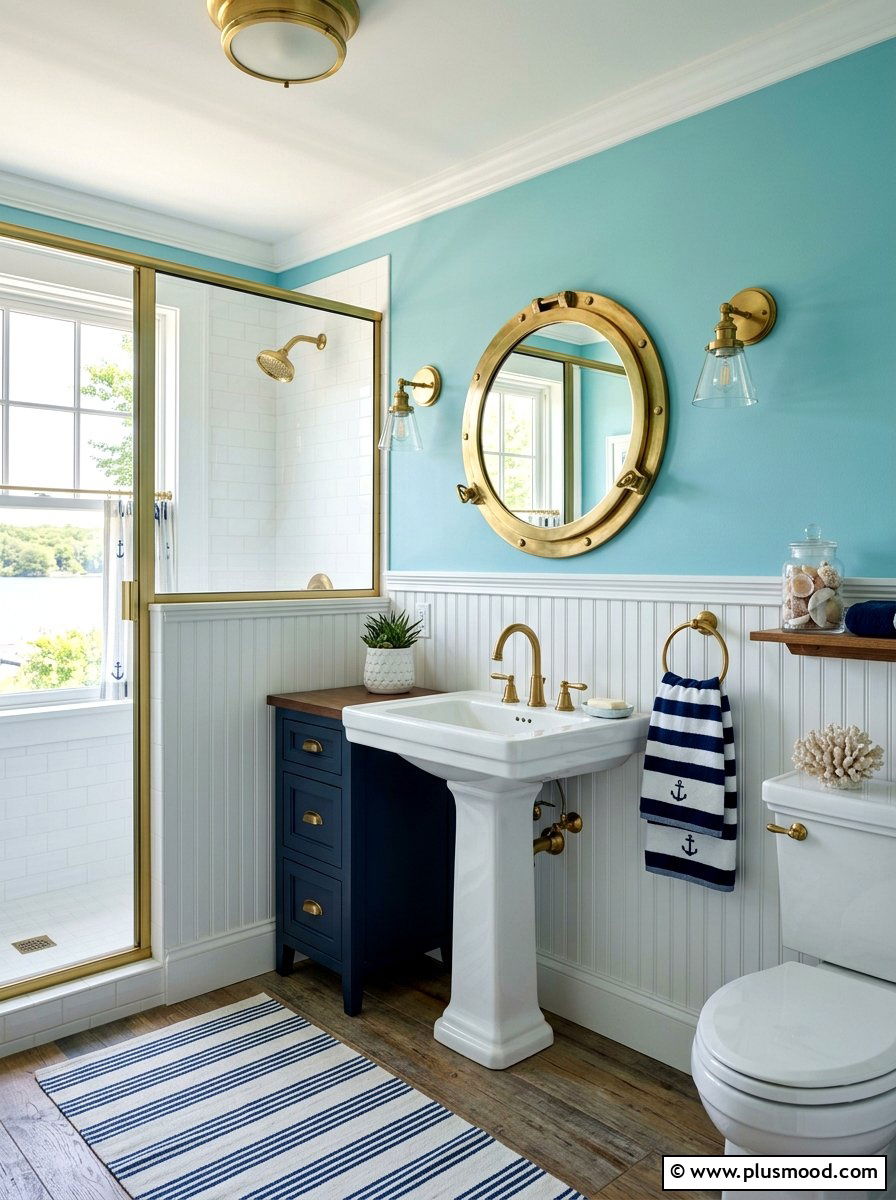 Summer Cottage Nautical Bathroom Style - 25 summer cottage home decor ideas