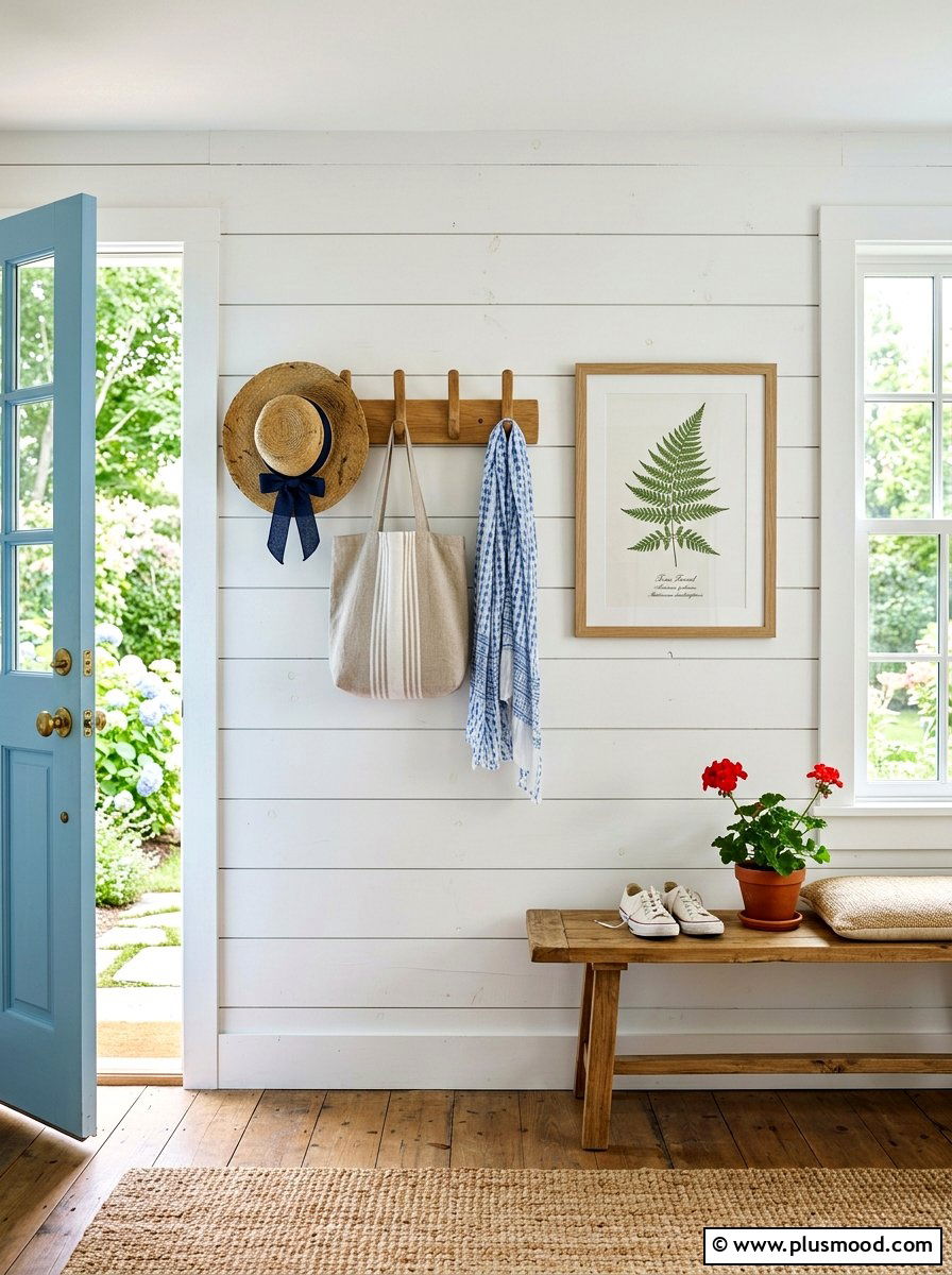 Summer Cottage Shiplap Wall Treatment - 25 summer cottage home decor ideas