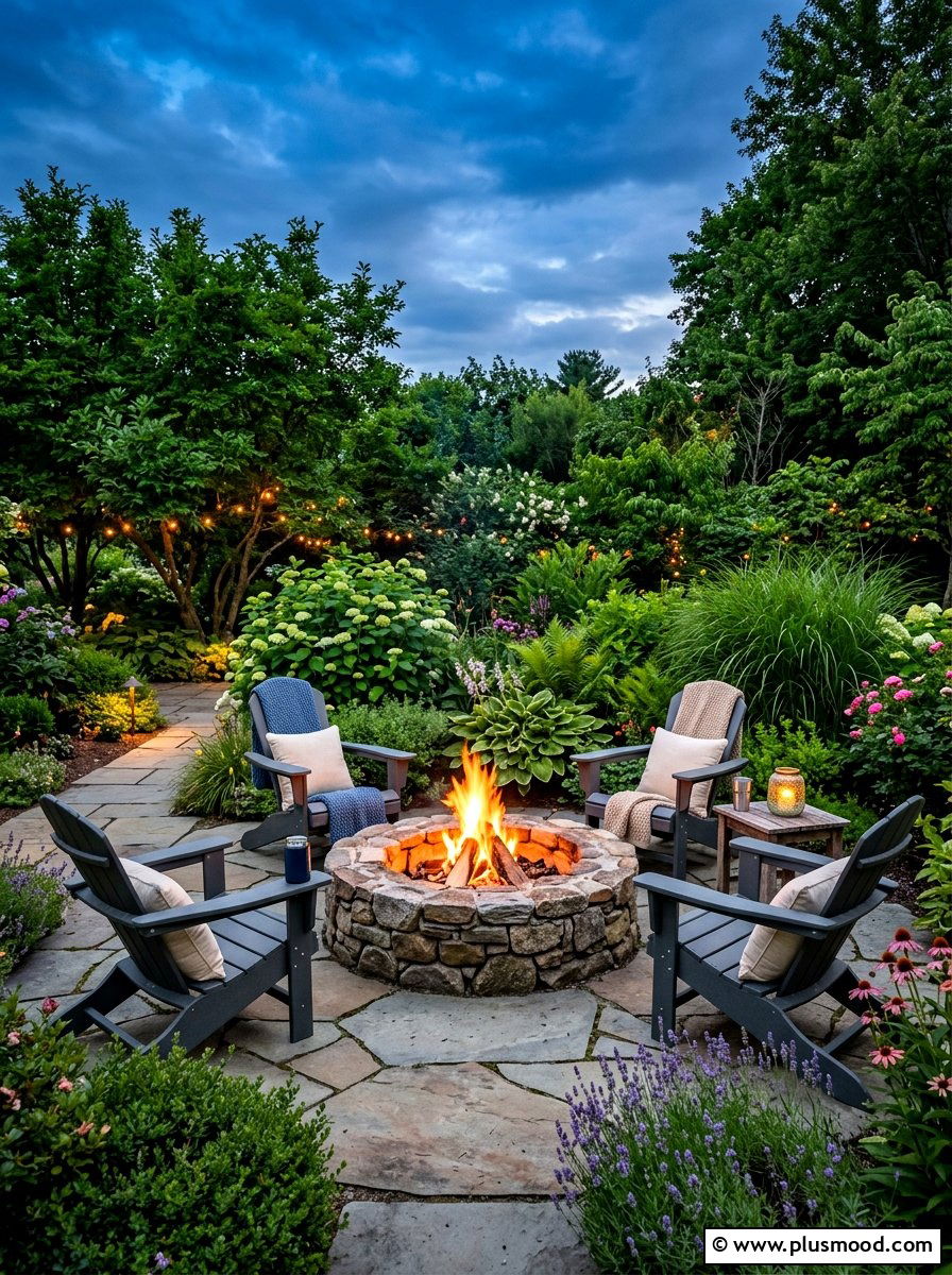 Summer Garden Fire Pit - 25 beautiful summer garden ideas