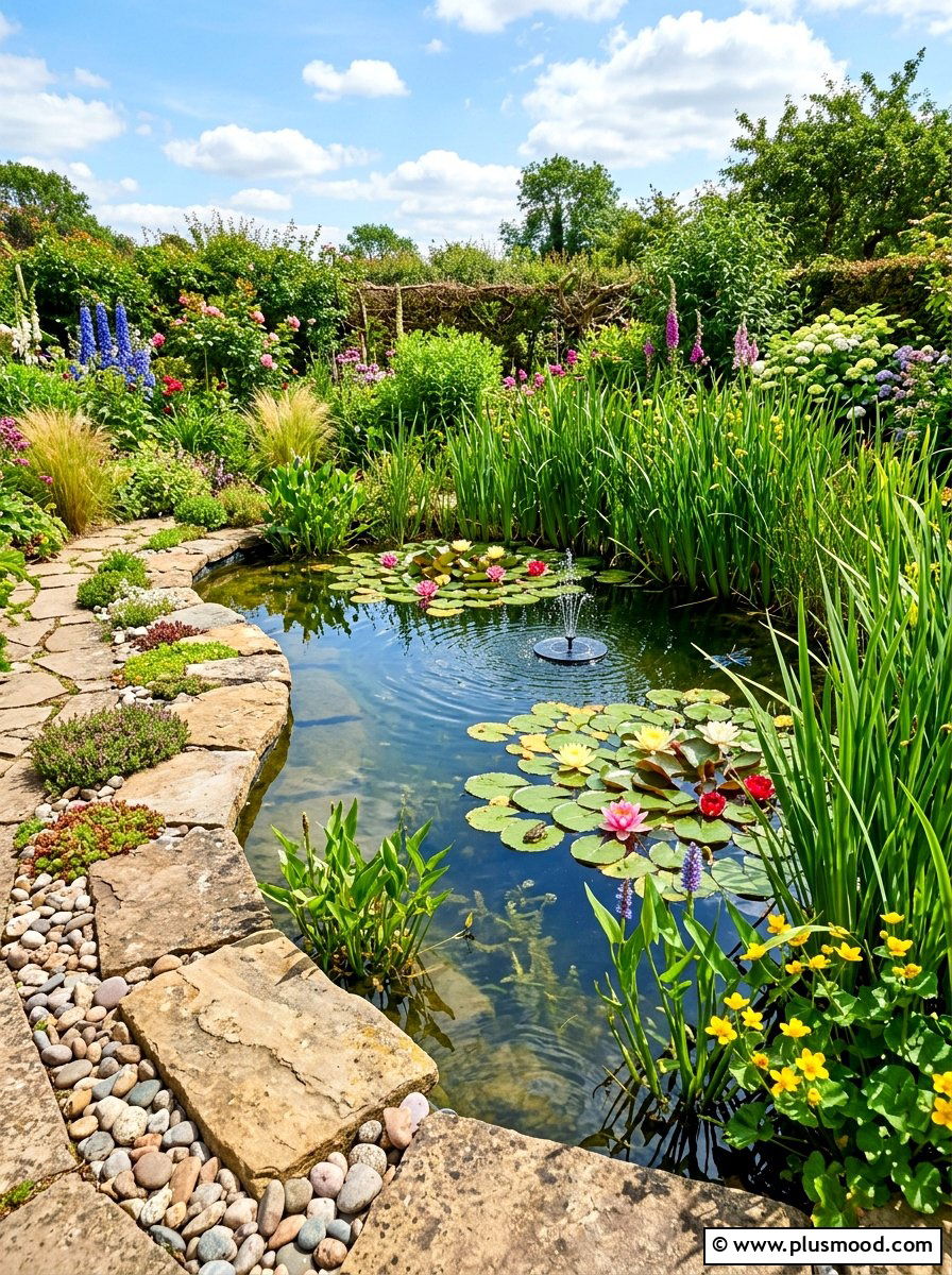 Summer Garden Wildlife Pond - 25 beautiful summer garden ideas