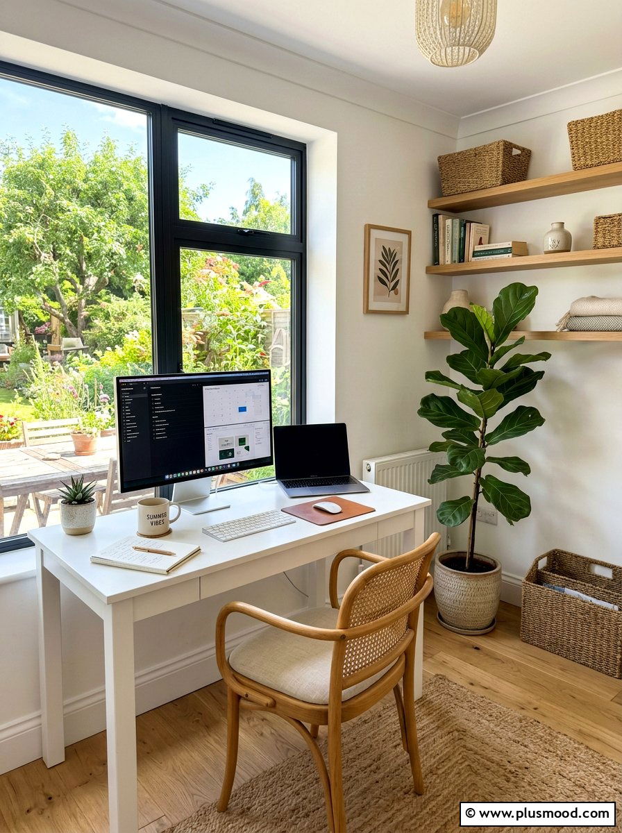 Summer Home Office - 25 summer house decor ideas