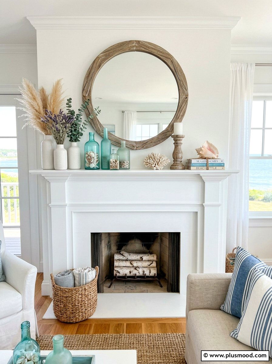 Summer Mantle Decor - 25 summer decorating ideas for home