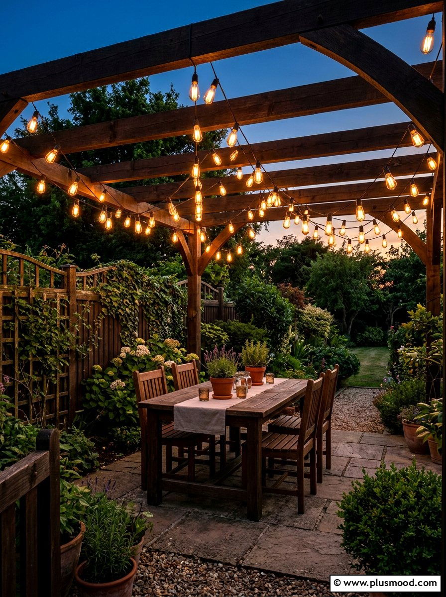 Summer Outdoor String Lighting - 25 summer rustic summer decor ideas
