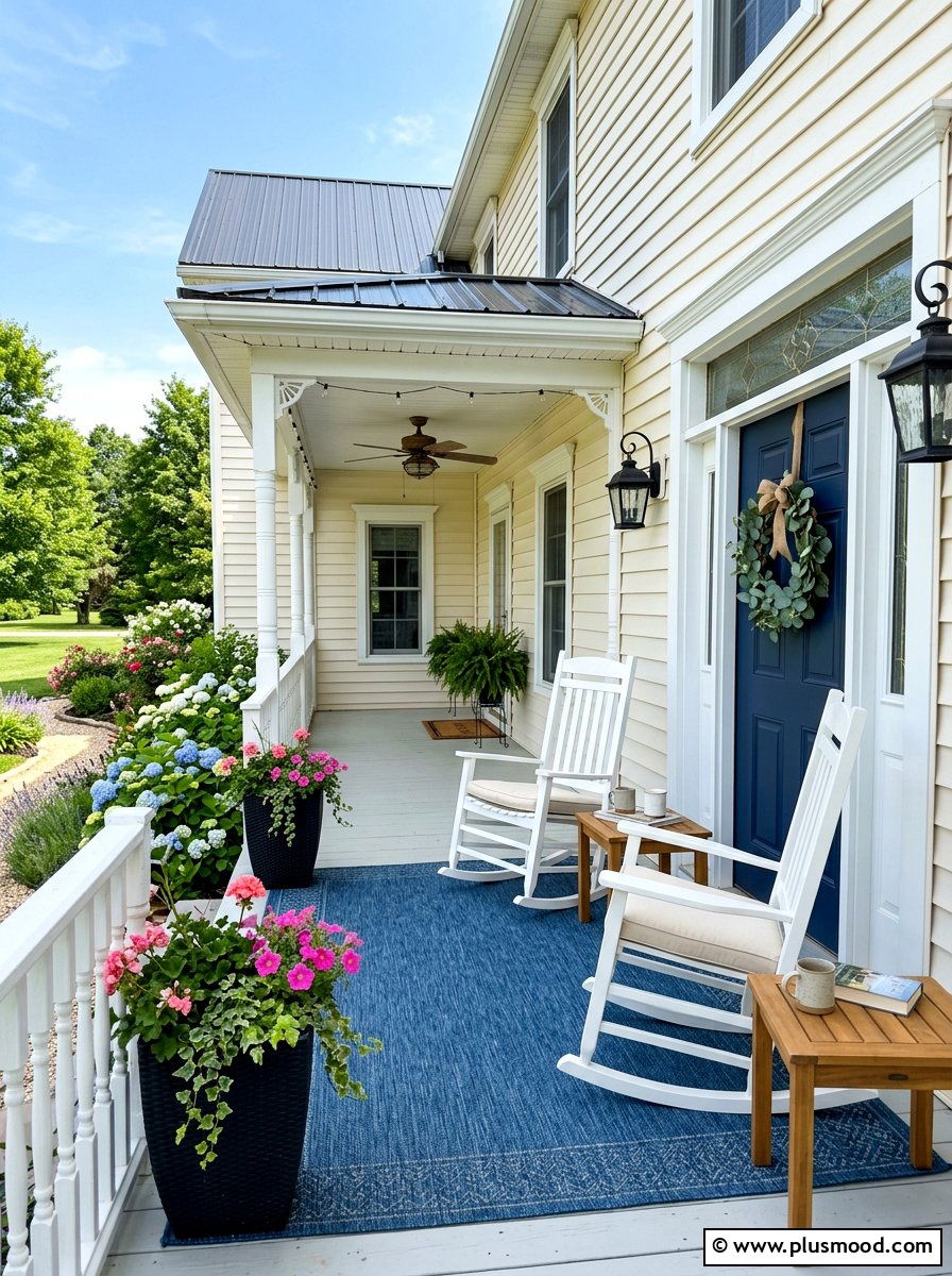 Summer Porch Arrangement - 25 cute summer home decor ideas
