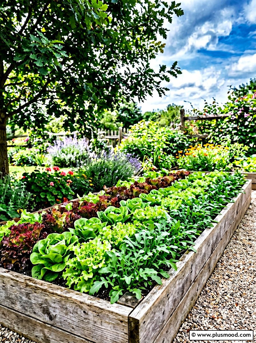 Summer Salad Green Garden - 25 summer kitchen garden ideas