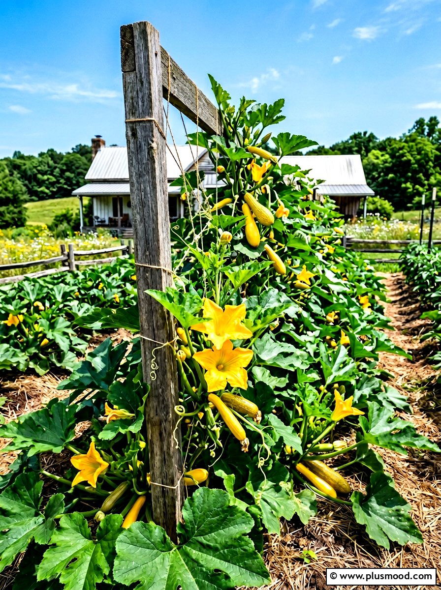 Summer Squash Garden - 25 summer edible garden ideas