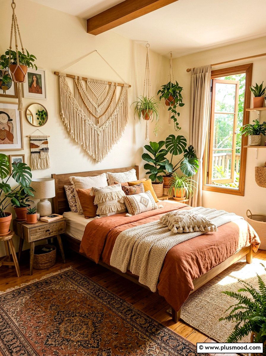 Summer boho bedroom - 25 summer bedroom refresh ideas