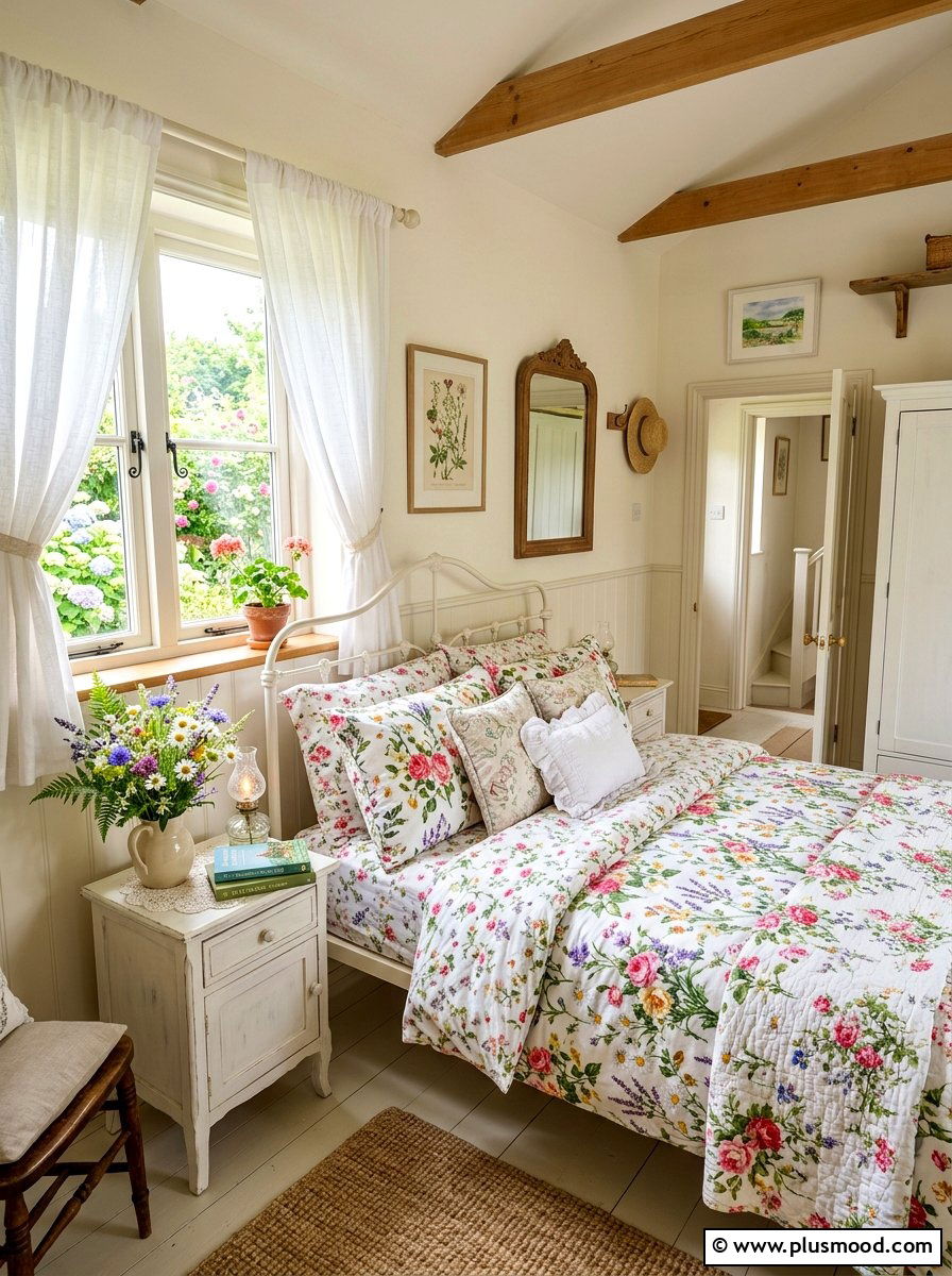Summer cottage guest room - 25 bright summer decor ideas