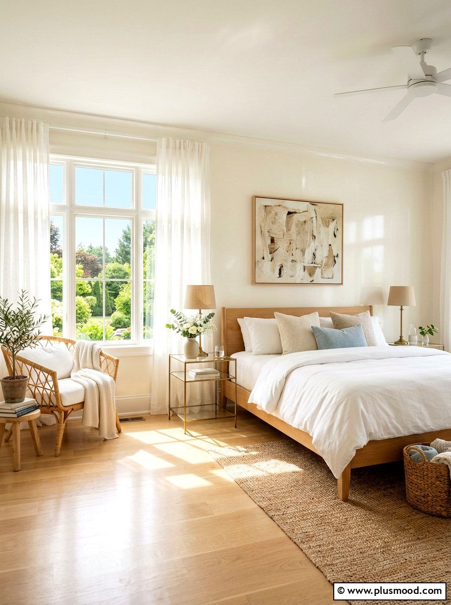 Sun Drenched Bedroom - 25 neutral summer bedroom ideas