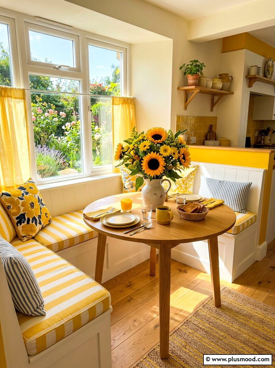 Sunflower Floral Arrangement - 25 summer centerpiece ideas for dining table