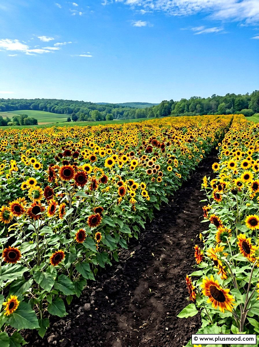 Sunflower Garden - 25 summer cutting garden ideas