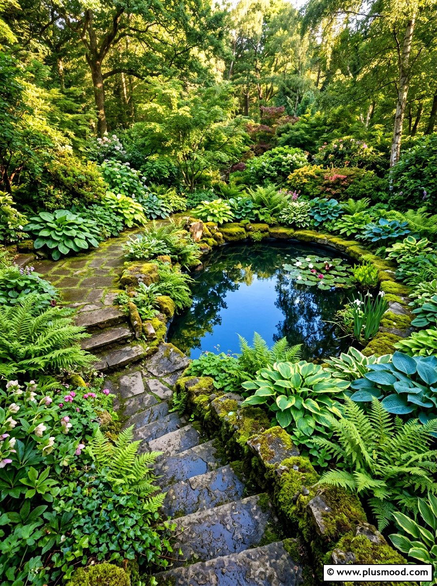 Sunken Pond - 25 summer pond ideas for backyard