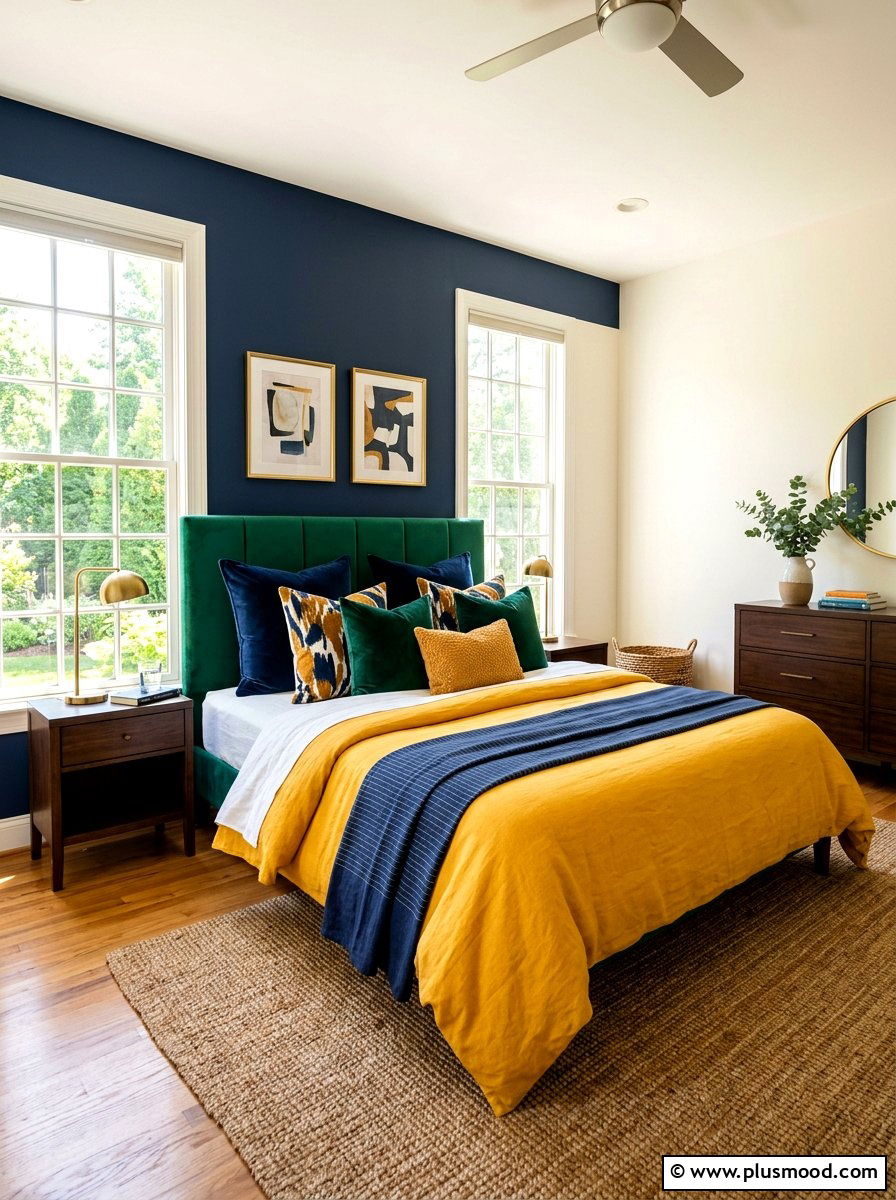 Sunny Ochre Summer Duvet - 25 summer duvet styling ideas