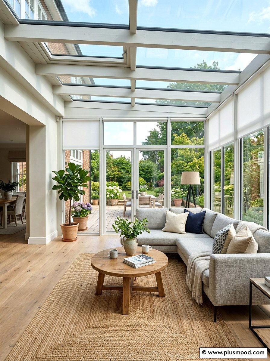 Sunroom Extension - 25 small backyard ideas with shade