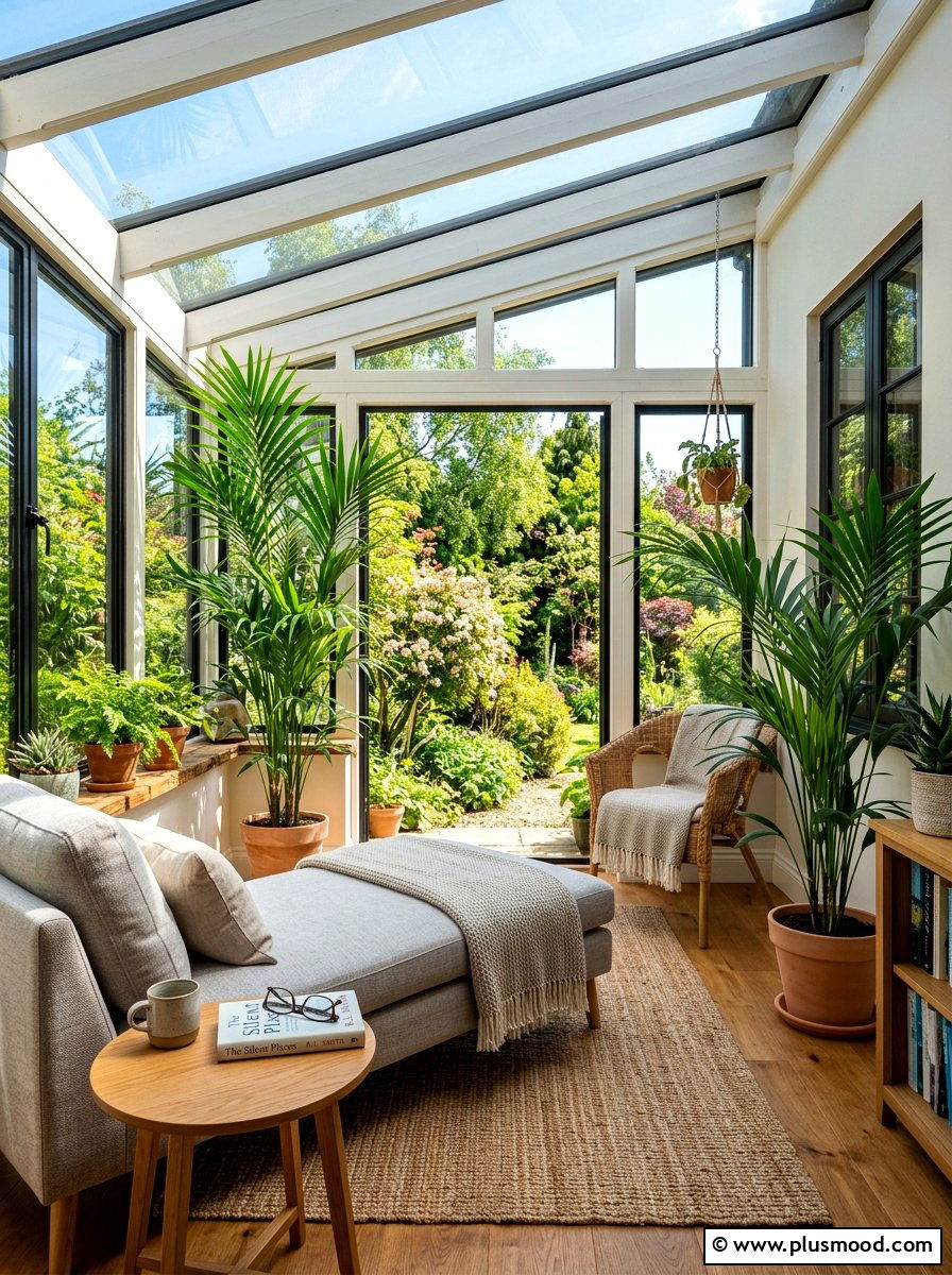 Sunroom Reading Space - 25 summer home makeover ideas