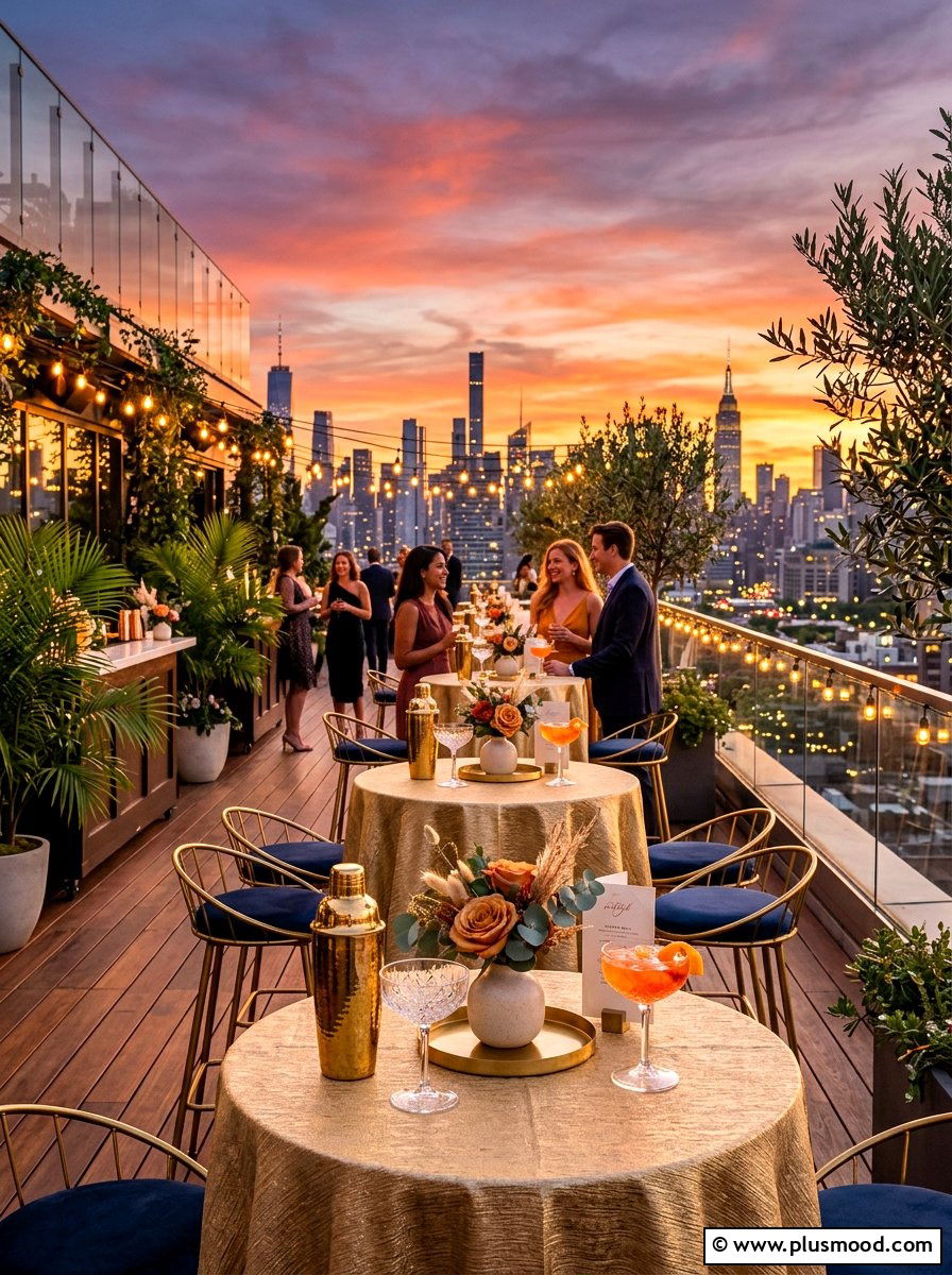 Sunset cocktail hour - 25 summer entertaining table ideas