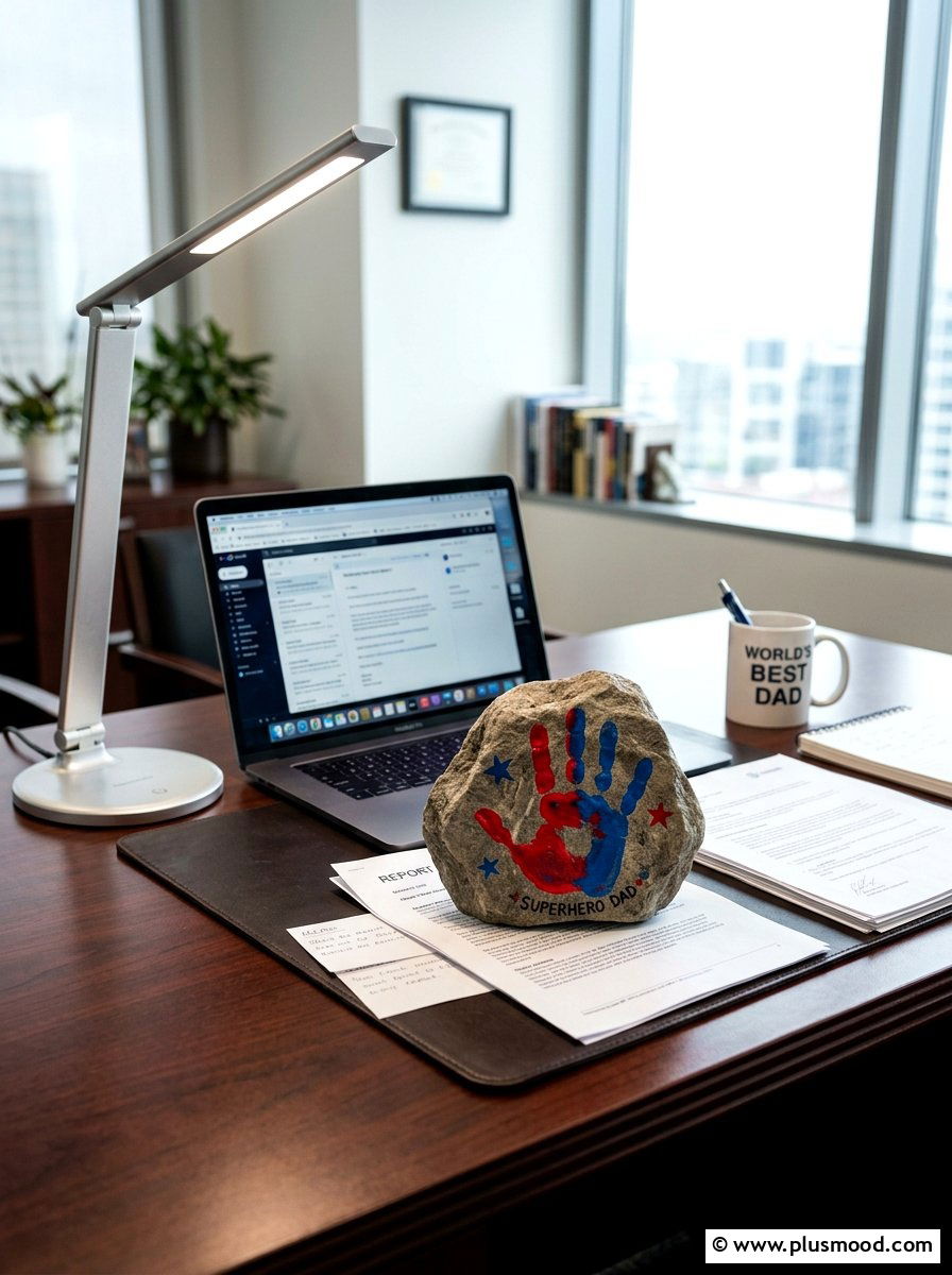 Superhero Handprint Rock - 25 painted rock ideas with handprint art