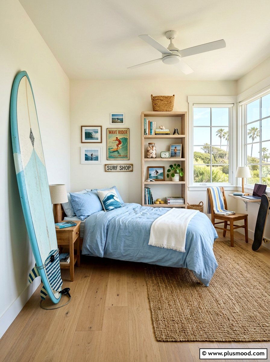 Surf Boys Bedroom - 25 summer boys bedroom ideas