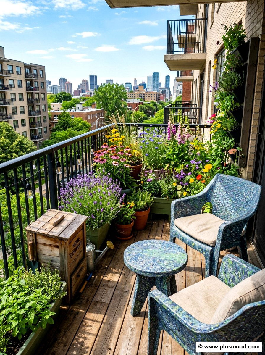 Sustainable Balcony Garden - 25 summer balcony refresh ideas