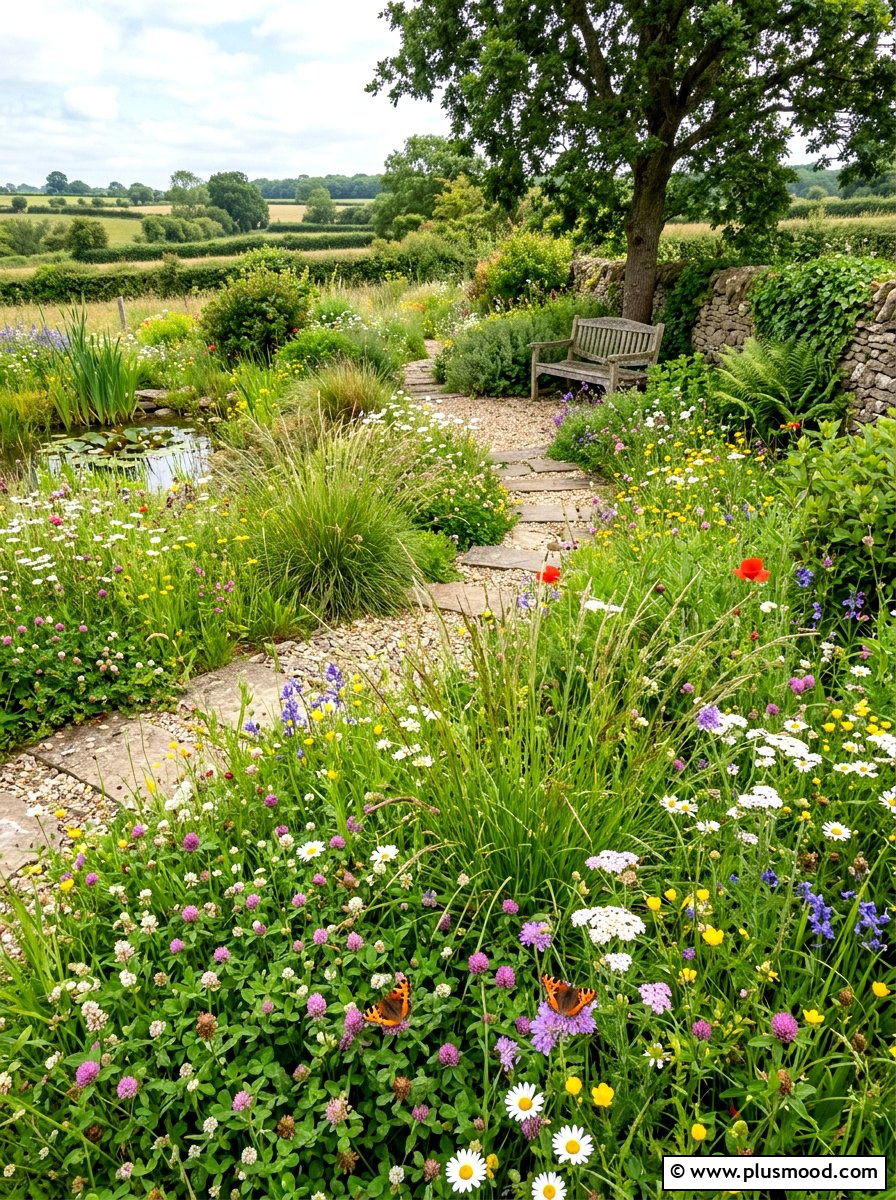 Sustainable Meadow Garden - 25 summer drought tolerant landscaping ideas