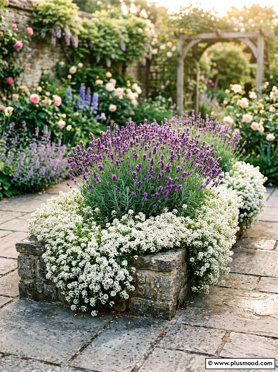 Sweet Alyssum For Border Edging - 25 summer patio flower ideas