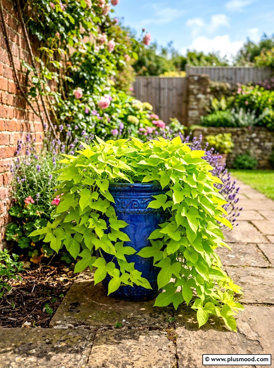 Sweet Potato Vine Container - 25 late summer planter ideas