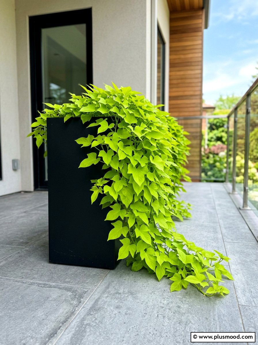 Sweet Potato Vine - 25 summer front porch flower ideas