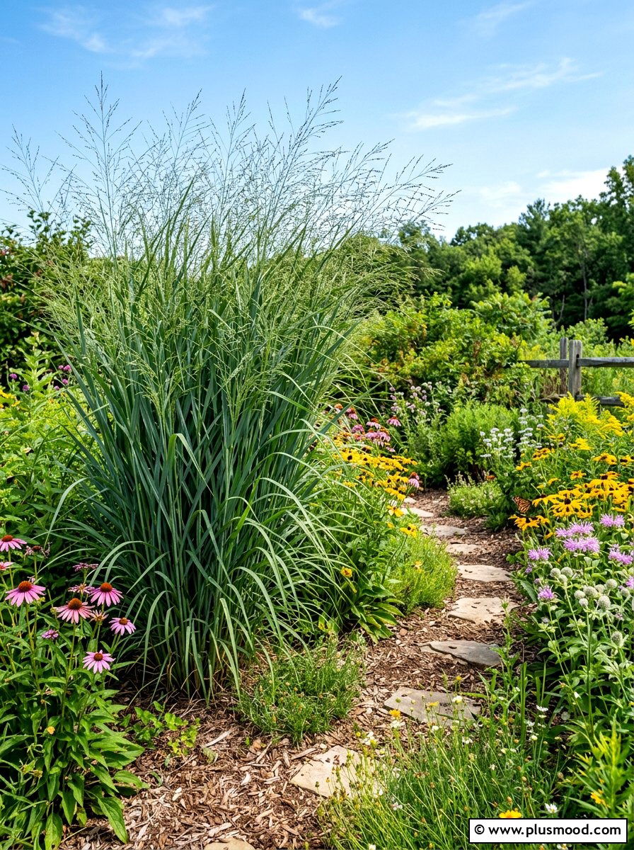 Switchgrass Wildlife Garden - 25 summer ornamental grass landscaping ideas