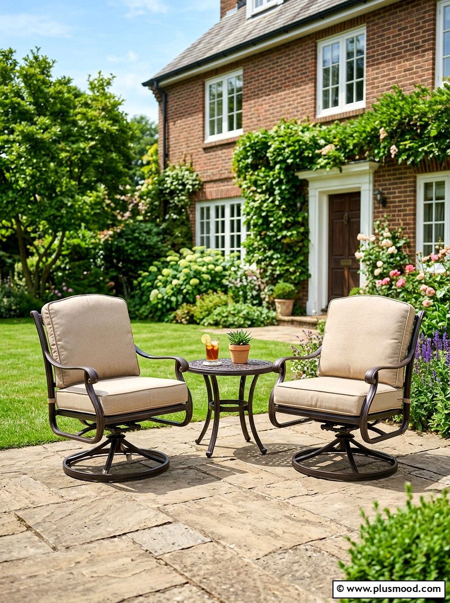 Swivel Rocker Chair - 25 summer front porch seating ideas