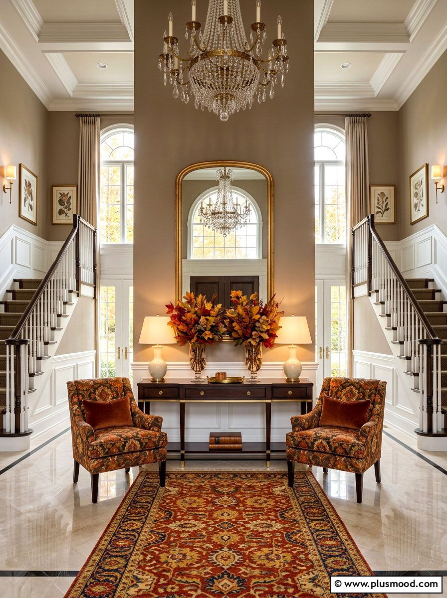 Symmetrical Foyer Design - 25 summer to fall entryway ideas