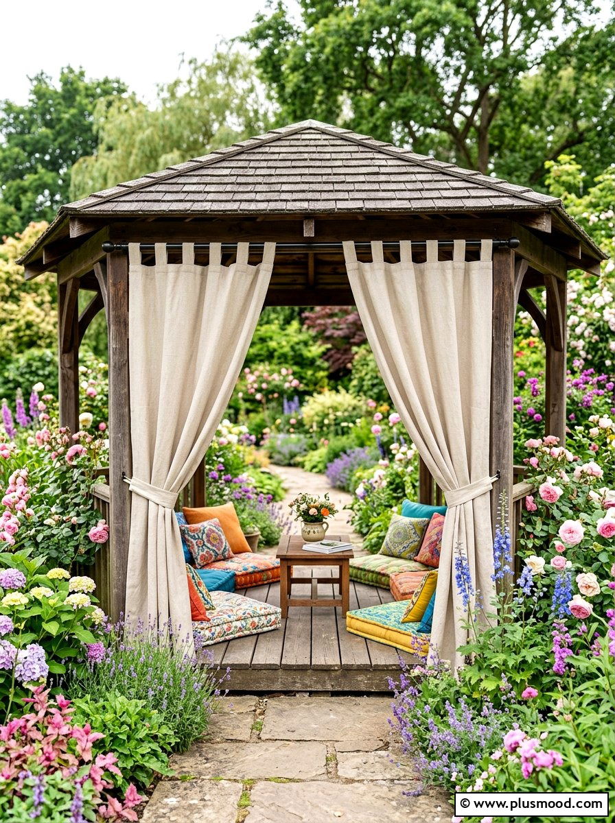 Tab top patio curtains - 25 summer patio curtain ideas