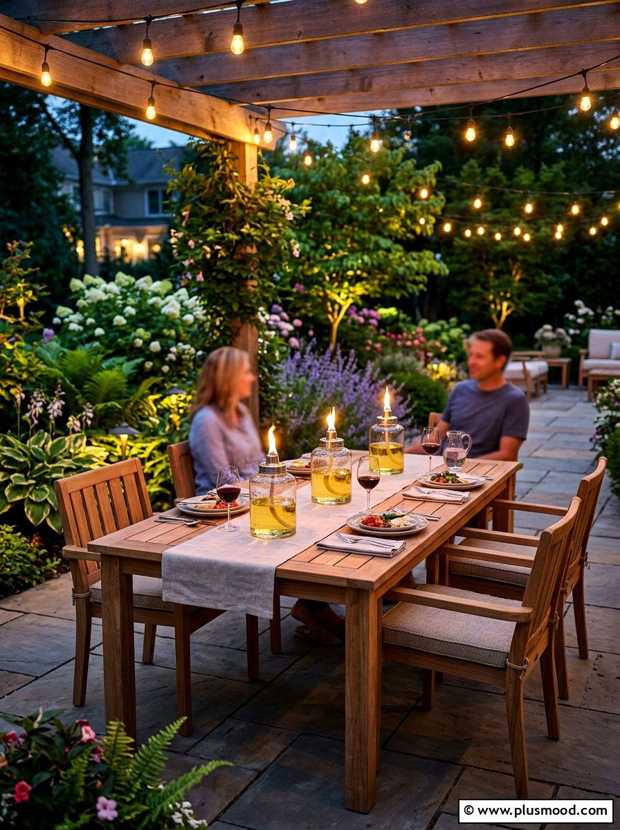 Tabletop Citronella Torch - 25 summer patio ideas on a budget